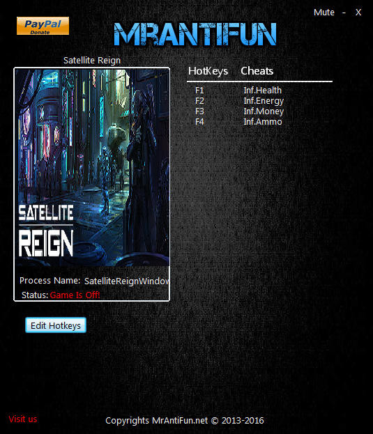 Трейнер +4 для версии 1.13.01 от MrAntiFun