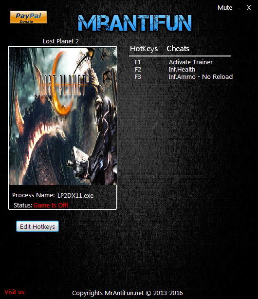 Трейнер +3 для версии 1.00 DX11 от MrAntiFun
