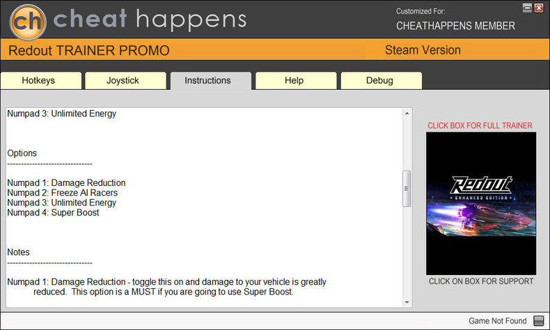 Трейнер +4 для версии Enhanced Edition 1.2.0 от CheatHappens.com