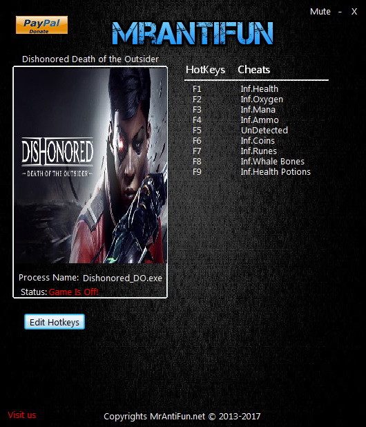Трейнер +9 для версии 1.142.3.8 от MrAntiFun