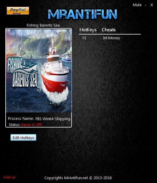 Трейнер +1 для версии 1.00 от MrAntiFun