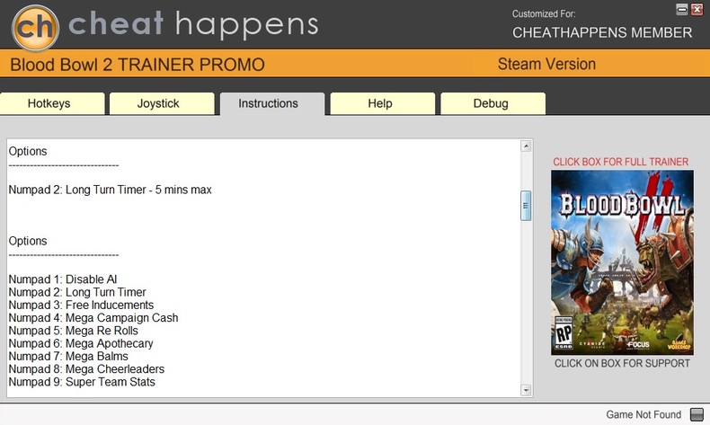 Трейнер +9 для версии 3.0.177.7 от CheatHappens.com