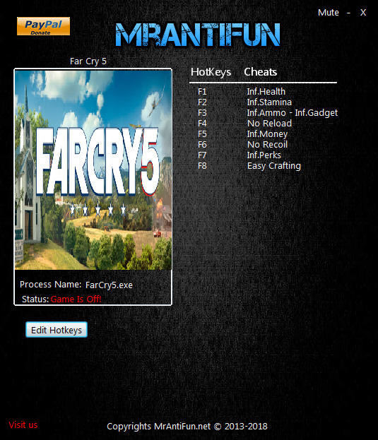 Трейнер +9 для версии 1.5.0 от MrAntiFun