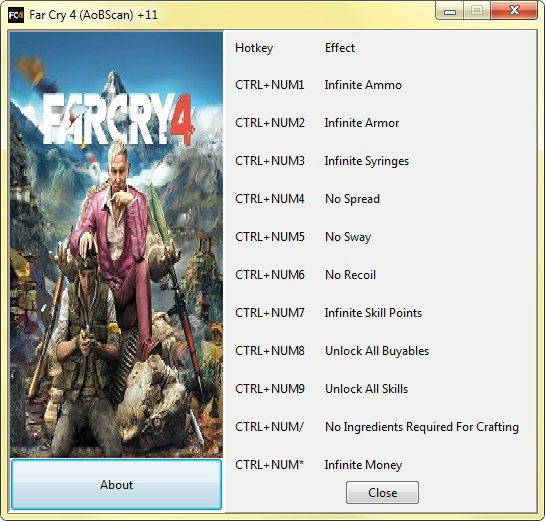 Трейнер +11 для версии 1.0 - 1.4.0 от gir489