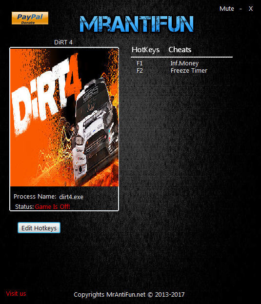Трейнер +2 для версии от 11.07.2017 от MrAntiFun