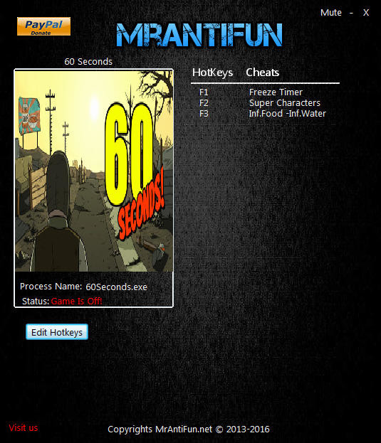 Трейнер +3 для версии 1.210 от MrAntiFun