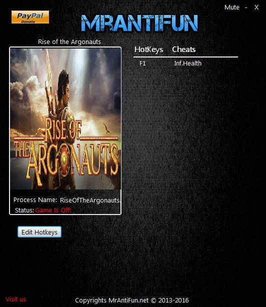 Трейнер +1 для версии 12.31.2016 от MrAntiFun