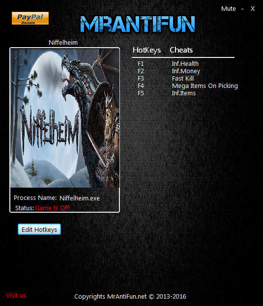Трейнер +5 для версии 0.9.014 от MrAntiFun