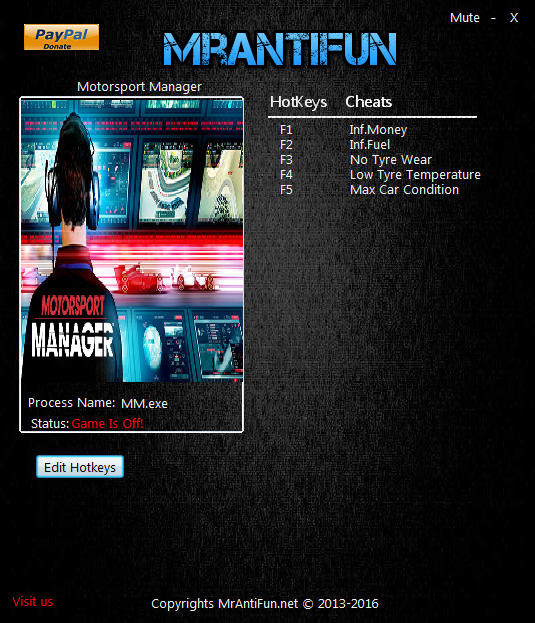 Трейнер +5 для версии 1.0.11576 от MrAntiFun