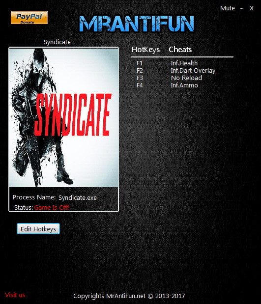 Трейнер +4 для версии 1.00 от MrAntiFun