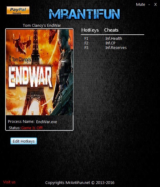 Трейнер +3 для версии 1.0.0.2 от MrAntiFun