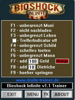 Трейнер +9 для версии 1.1.25.5165 от dR.oLLe