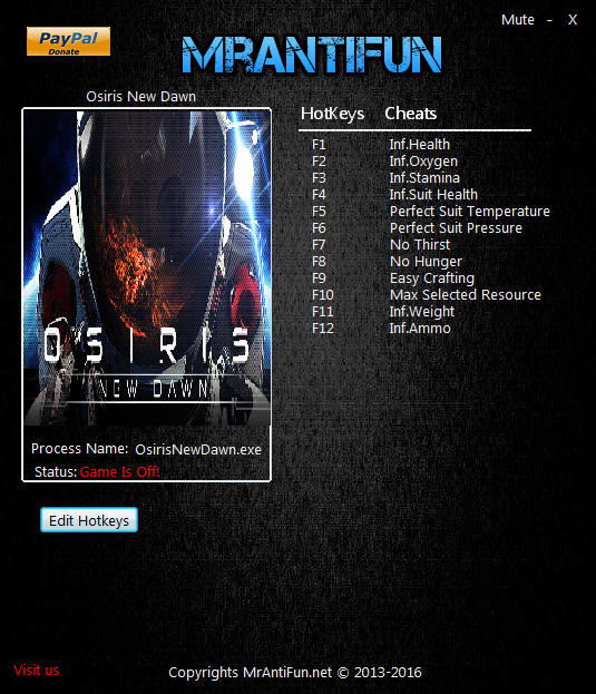 Трейнер +13 для версии 0.1.105 от MrAntiFun