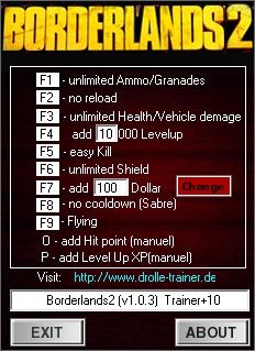 Трейнер +10 для версии 1.0.3 от dR.oLLe