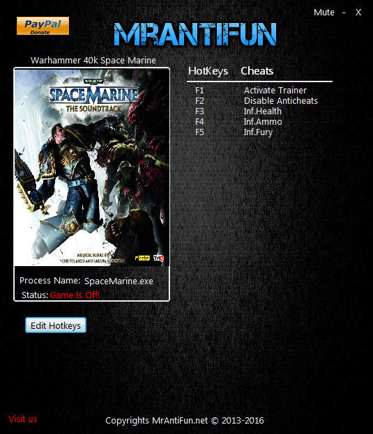 Трейнер +3 для версии 1.0.165 от MrAntiFun