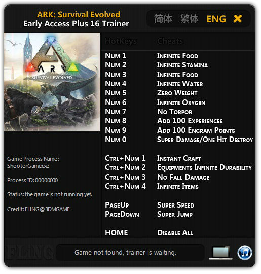 Трейнер +16 для версии Early Access от FLiNG