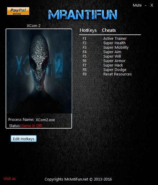 Трейнер +8 для версии 1.0 от MAF