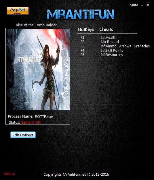 Трейнер +5 для версии 1.0 от MAF