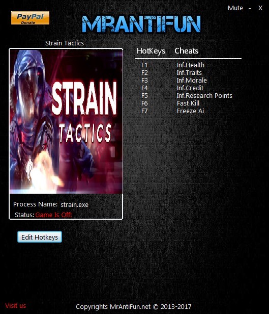 Трейнер +7 для версии от 07.19.2017 от MrAntiFun