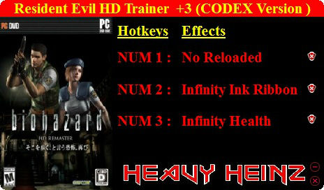 Трейнер +3 для версии 1.0 от Heavy Heinz