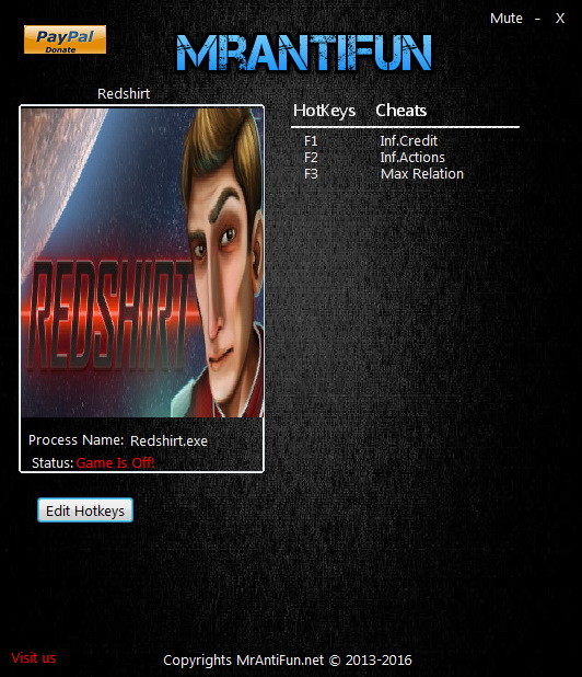 Трейнер +3 для версии 1.04 от MrAntiFun