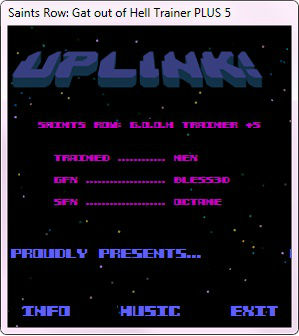 Трейнер +5 для версии 1.0 от UPLiNK