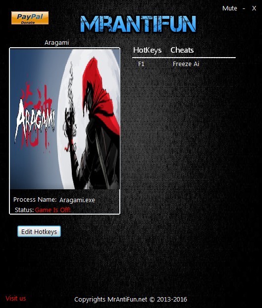 Трейнер +1 для версии 1.02b от MrAntiFun