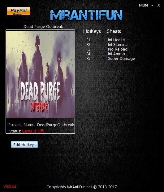 Трейнер +5 для версии 1.0.0.7 от MrAntiFun