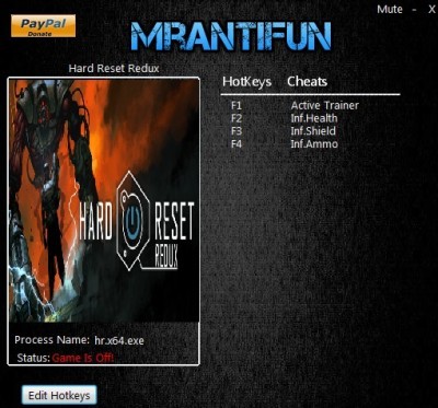Трейнер +3 для версии 1.1.0 от MrAntiFun