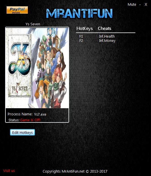 Трейнер +2 для версии 1.0 от MrAntiFun