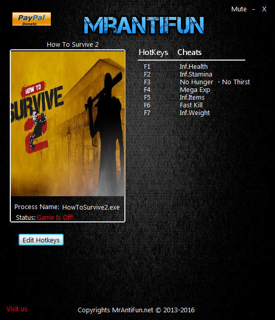 Трейнер +8 для версии от 07.13.2016 от MrAntiFun