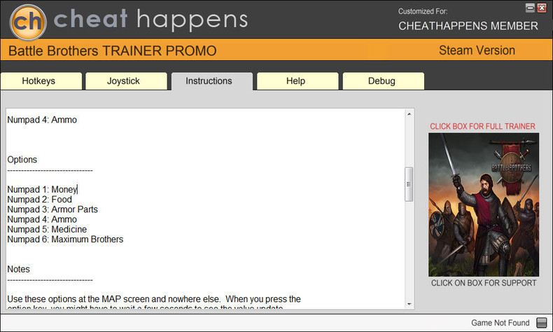 Трейнер +6 для версии 1.1.0.1 от CheatHappens.com