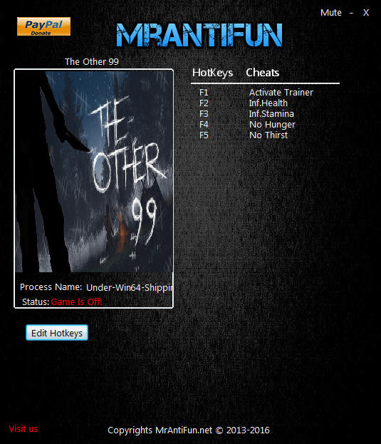 Трейнер +4 для версии Build 8228 от MrAntiFun