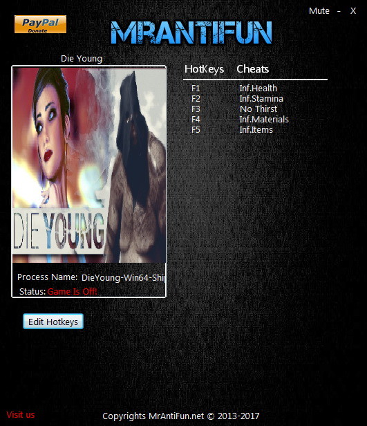 Трейнер +5 для версии 0.2.5.8.18 от MrAntiFun