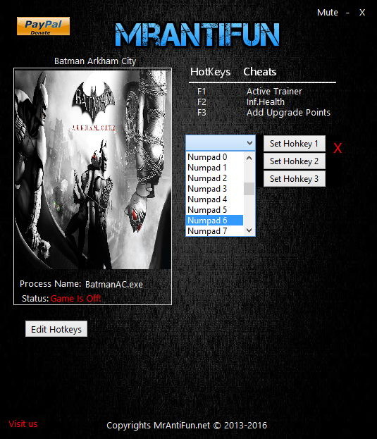 Трейнер +2 для версии 1.1.0.0 от MrAntiFun