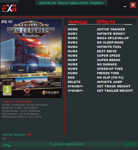 Трейнер +14 для версии 1.29.1.1S (64-Bit) от FutureX