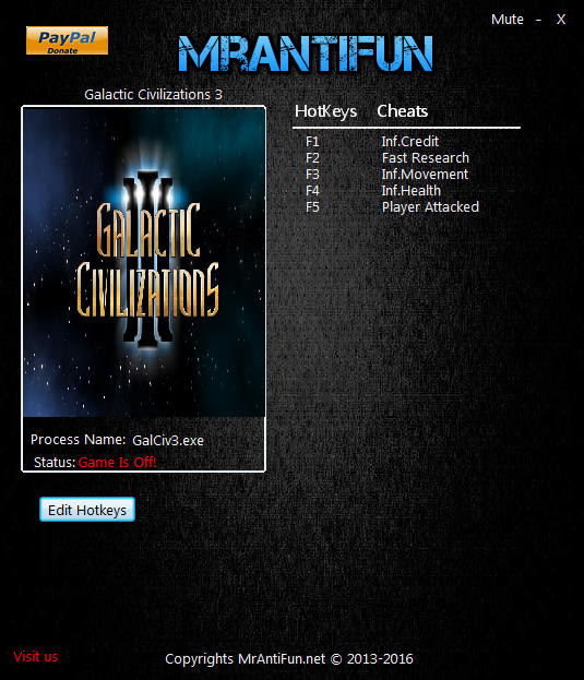 Трейнер +4 для версии 1.8 от MrAntiFun