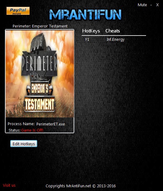 Трейнер +1 для версии 2.00 от MrAntiFun