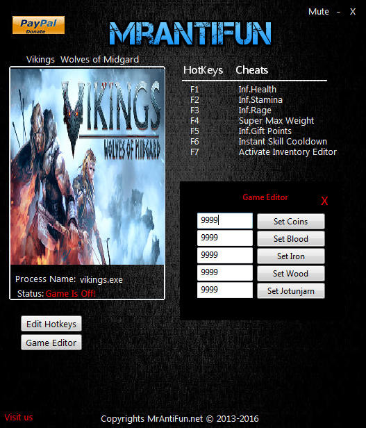 Трейнер +11 для версии 1.00 от MrAntiFun