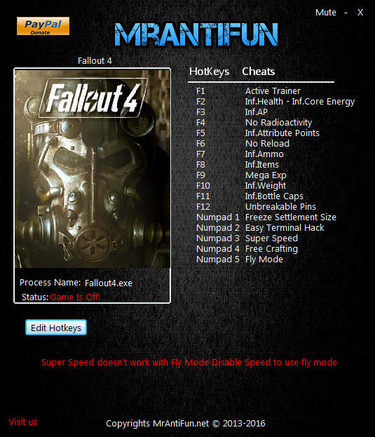 Трейнер +17 для версии 1.7.9.0.1 от MrAntiFun