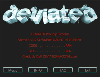 Трейнер +6 для версии 1.0 (Steam) от dEViATED