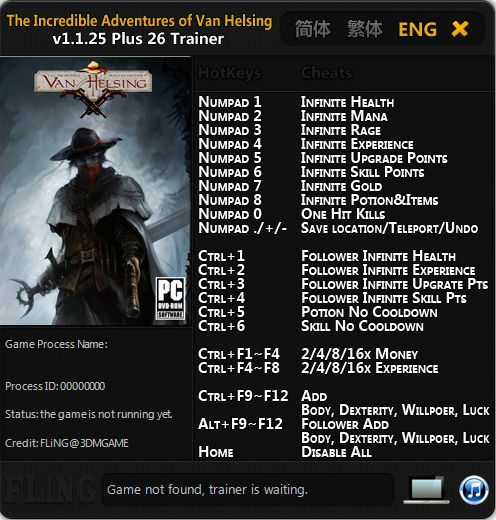 Трейнер +26 для версии 1.1.25 (x86) от FLiNG