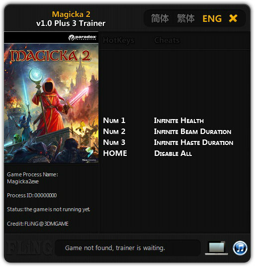 Трейнер +3 для версии 1.0 от FLiNG
