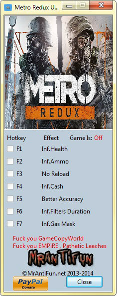 Трейнер +7 для версии Update 3 от MrAntiFun