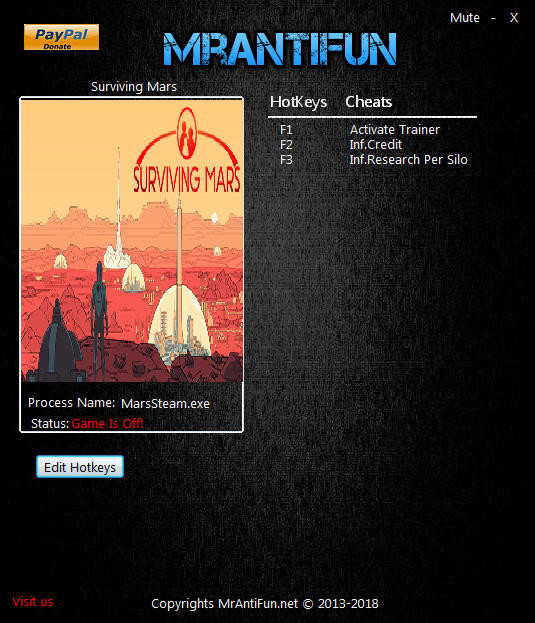 Трейнер +2 для версии 03.21.2018 от MrAntiFun