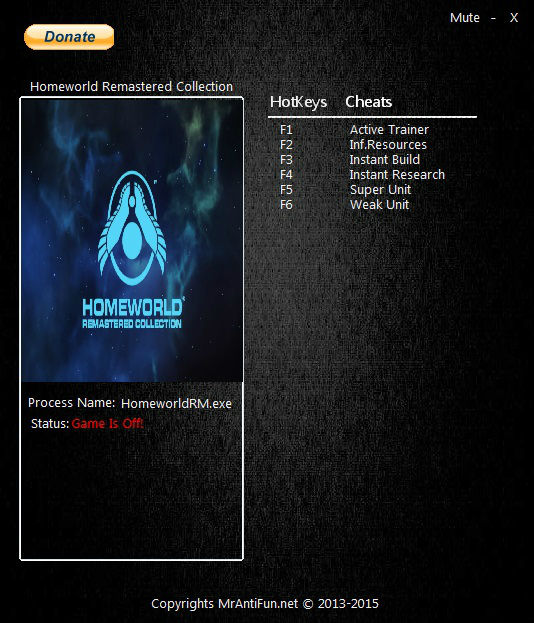 Трейнер +5 для версии 1.2 от MrAntiFun