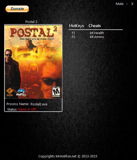 Трейнер +2 для версии 5022 от MrAntiFun