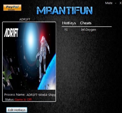Трейнер +1 для версии 1.1.5.19121 от MrAntiFun