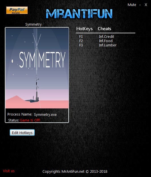 Трейнер +3 для версии 1.0.1.2 от MrAntiFun