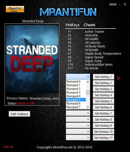 Трейнер +10 для версии 0.153: x64 от MrAntiFun
